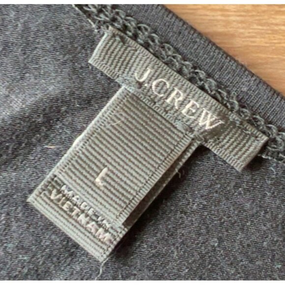 J. Crew‎ black wrap body suit size Large - Picture 6 of 8